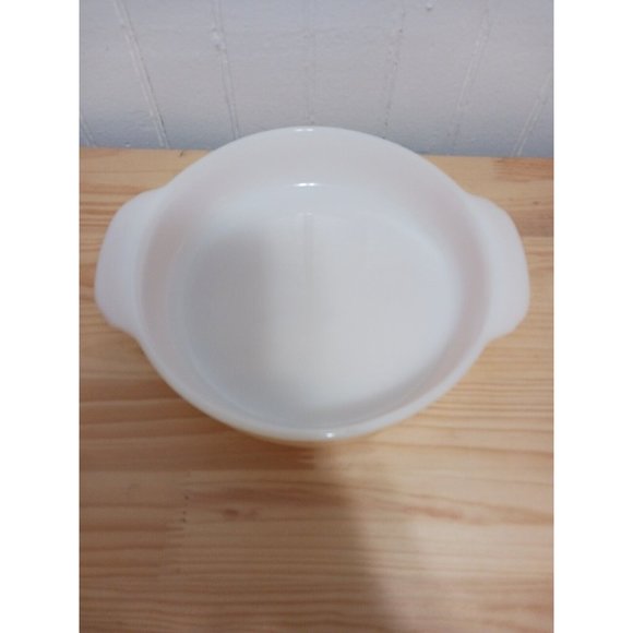 Vintage Anchor Hocking Fire King Peach Luster 450 Round 8" Cake Baking Dish USA - Picture 2 of 10